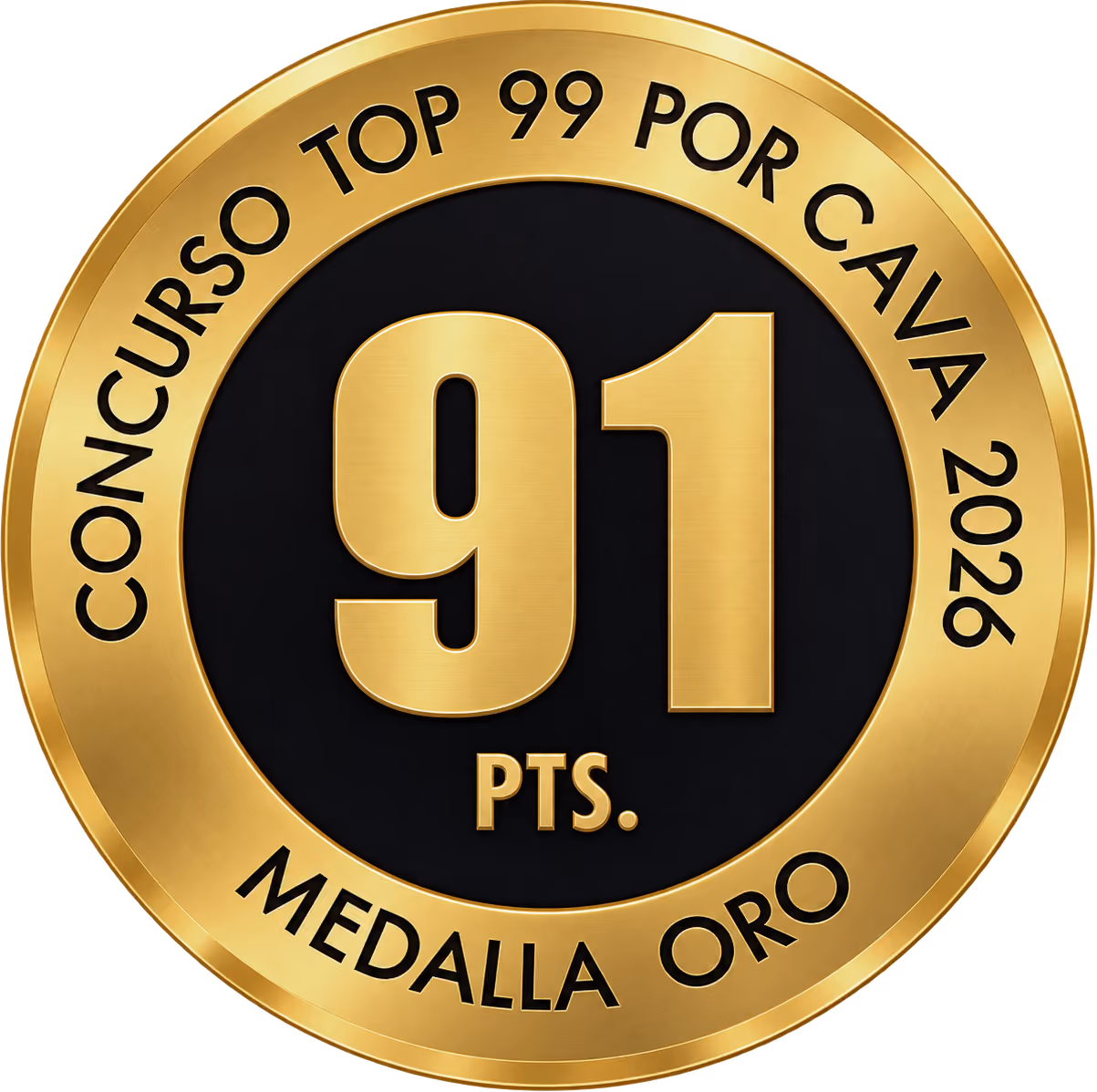 Gold medal, 91 points, CAVA Top 99 competition, 2026.