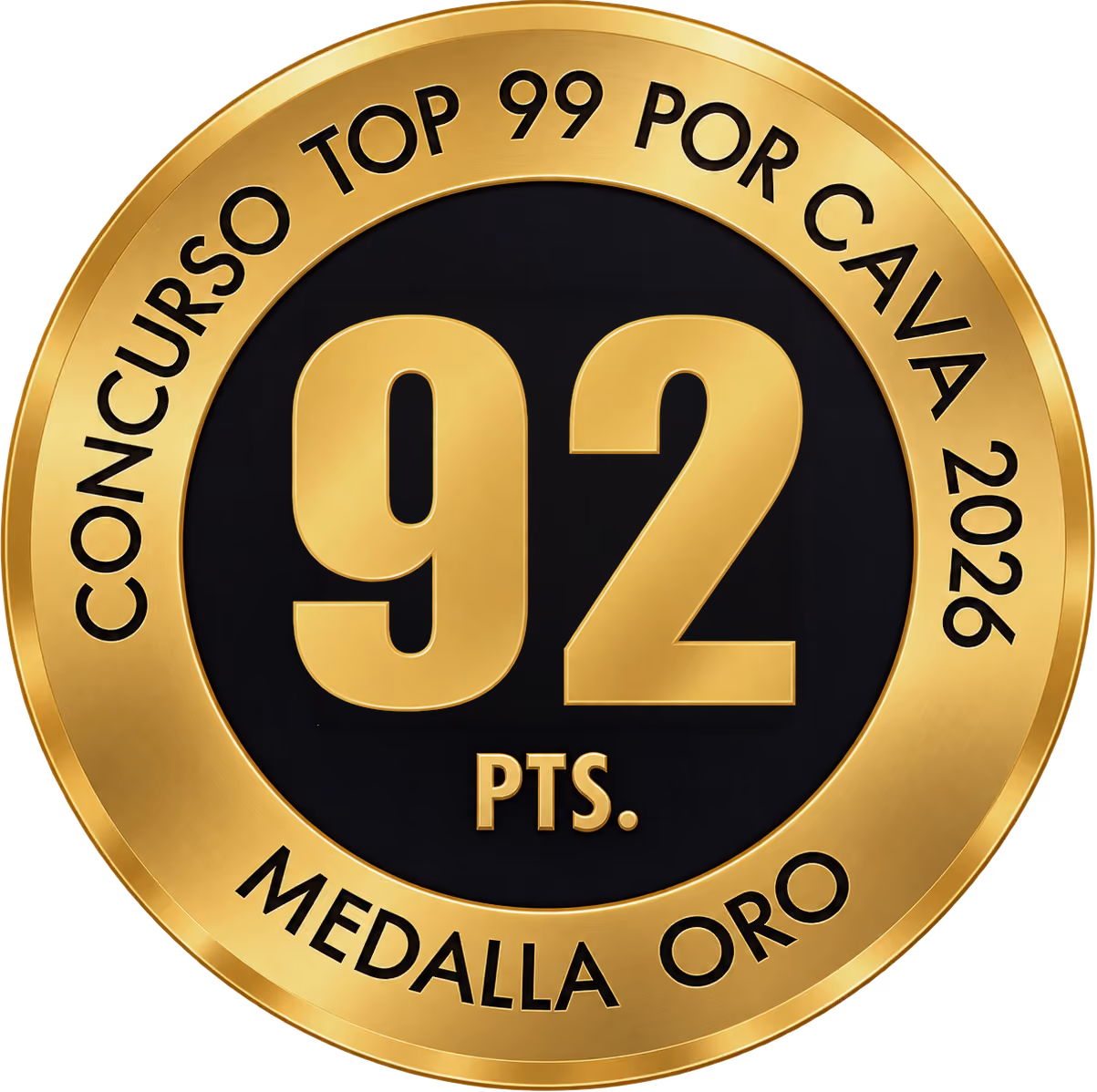 Gold medal, 92 points, CAVA Top 99 competition, 2026.