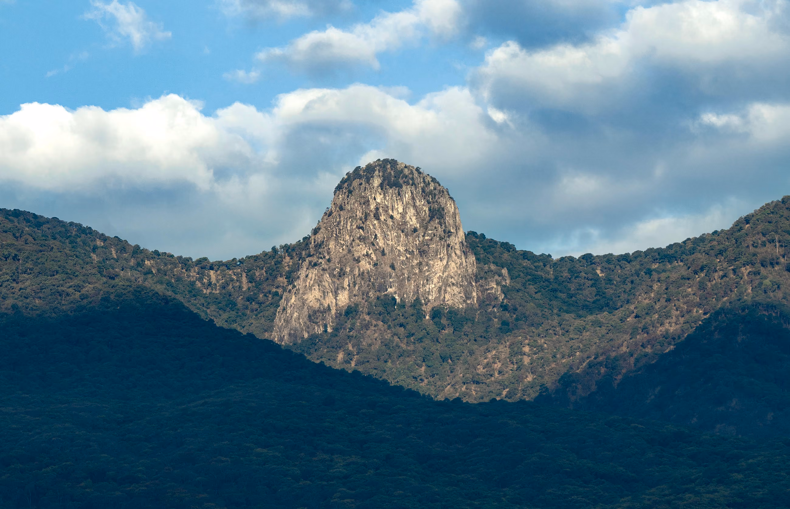 Rock formation among the mountains of Amatitán, Jalisco.